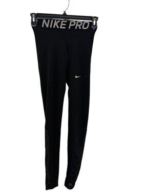 Nike Pro Black Dri-Fit Womens Leggings Size S Activewear Pants